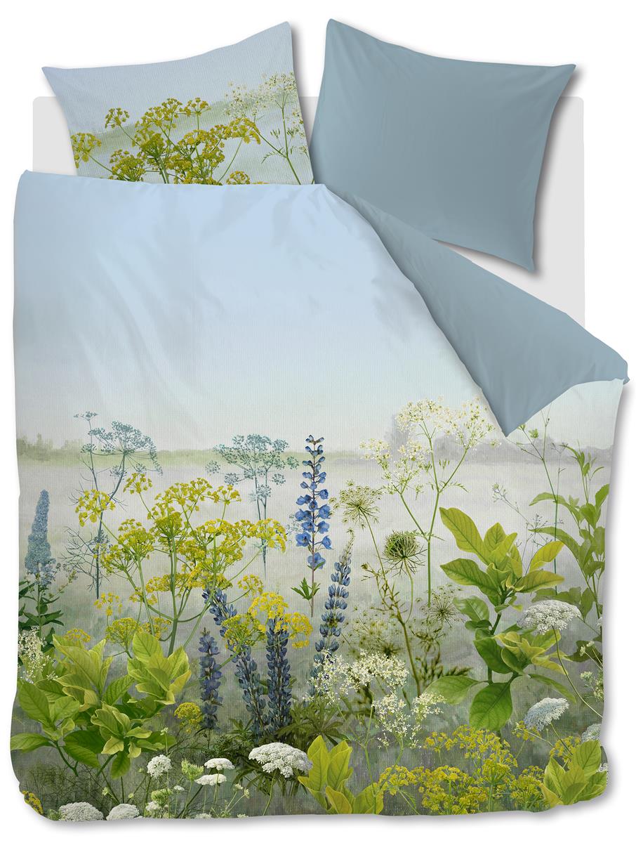 Beddinghouse Wildflowers - Dekbedovertrek - Tweepersoons - 200 x 200/220 cm - Blauw Groen