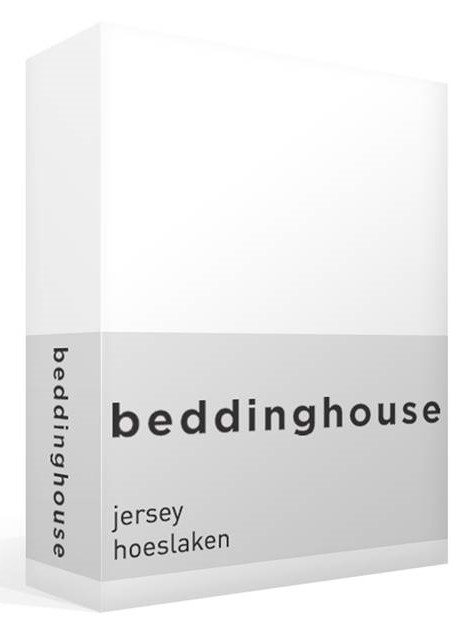 Beddinghouse - Hoeslaken - Splittopper - Katoen - Jersey - 180 x 200/210 cm - Antraciet