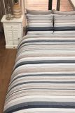 Riviera Maison Dekbedovertrek Sturdy Stripe - Marineblauw Dekbedovertrek kopen